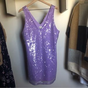 A New Day for Target lilac sequin mini dress EUC size M